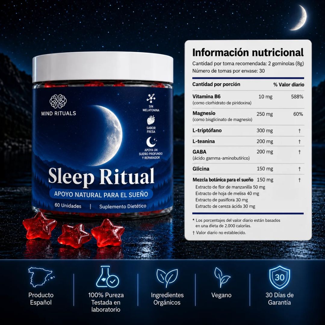 Sleep Ritual™ | Combinación Para el Descanso 6 En 1 Sin Melatonina